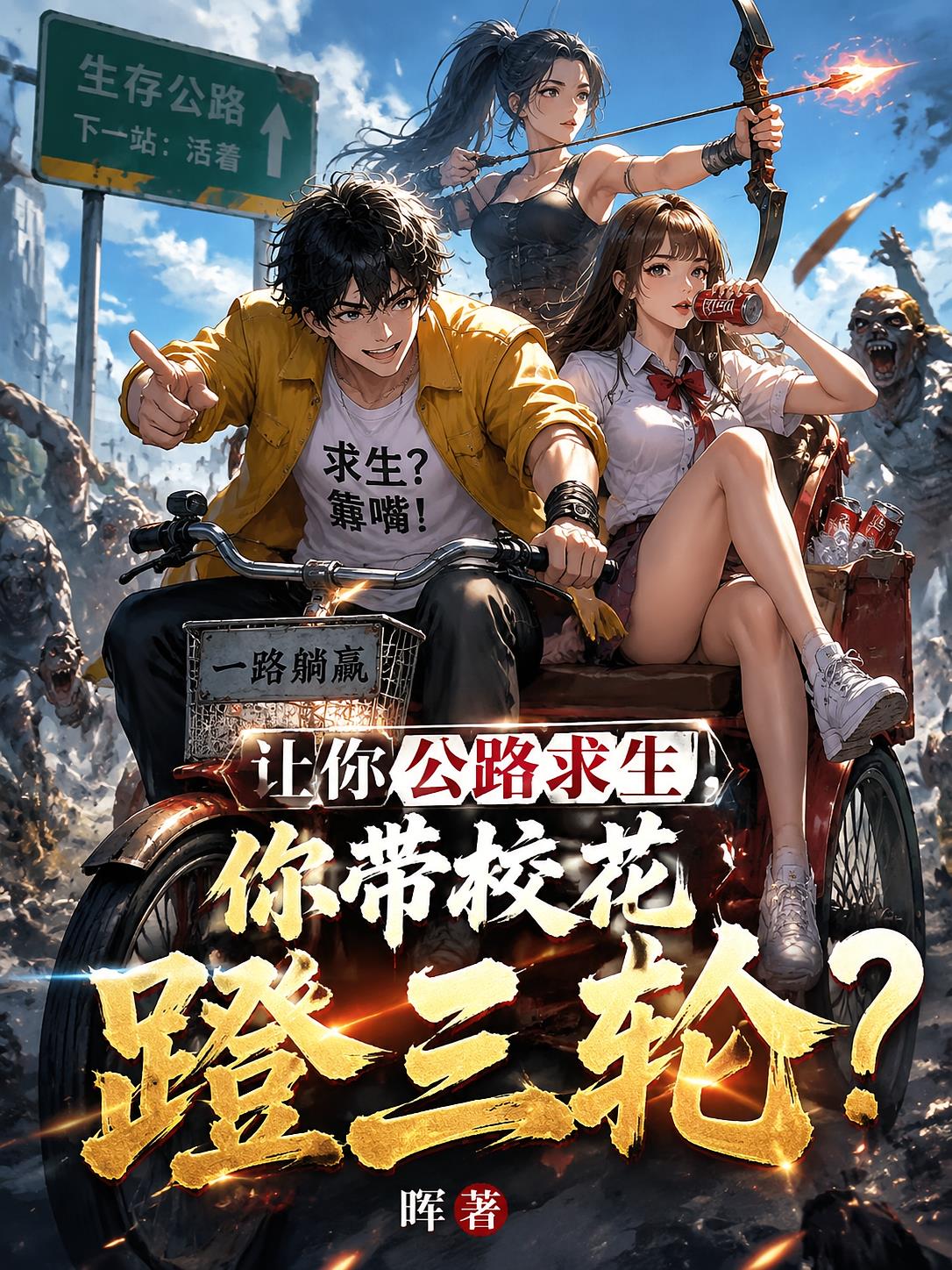 让你公路求生，你带校花蹬三轮？